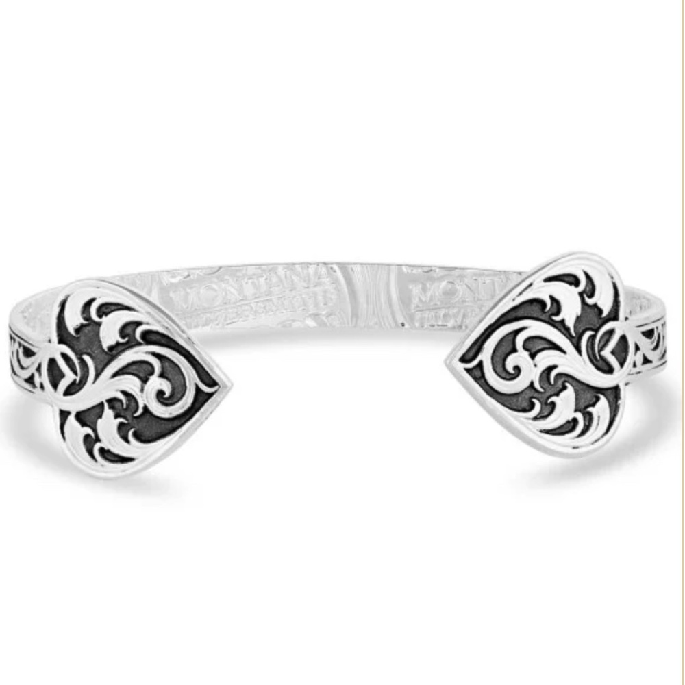 Montana Silversmiths, Ladies Ace of Hearts Cuff Bracelet